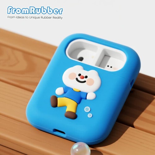 Stylish Colorful Silicone Earphone Cover for Charging Case