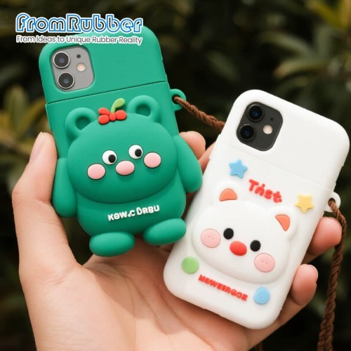 Funny 3D Cartoon Silicone Phone Case –  Eye-Catching,Quirky & Cute