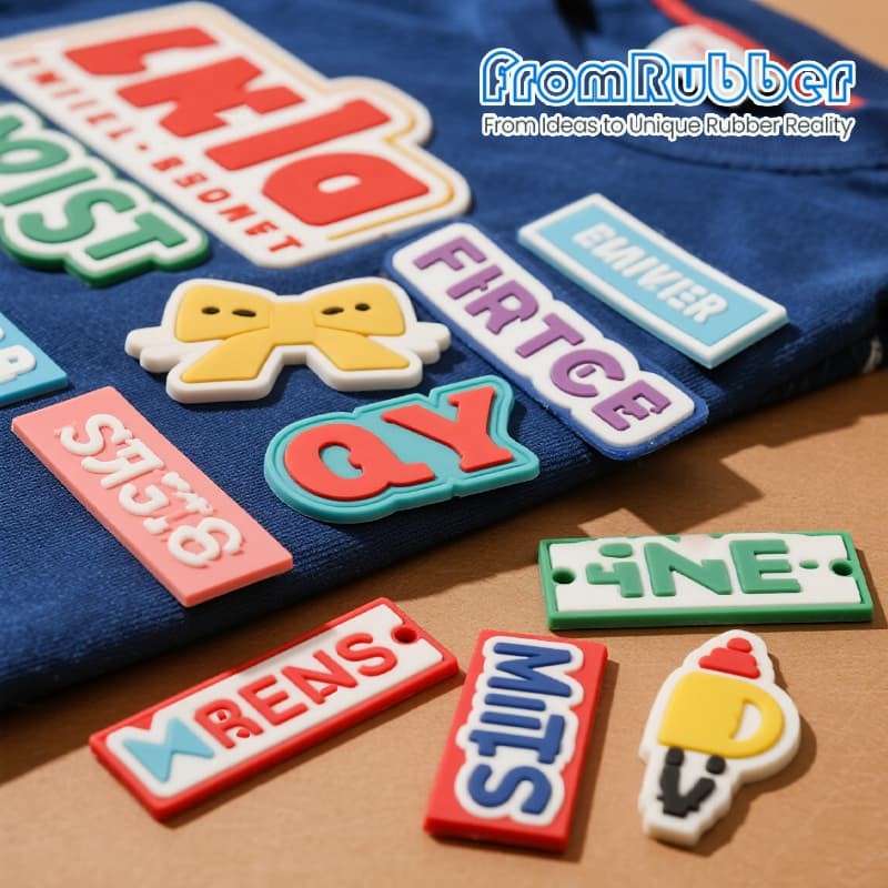 Heat transfer silicone patch application on jacket