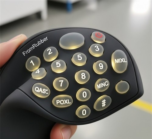 Custom silicone rubber keypad example