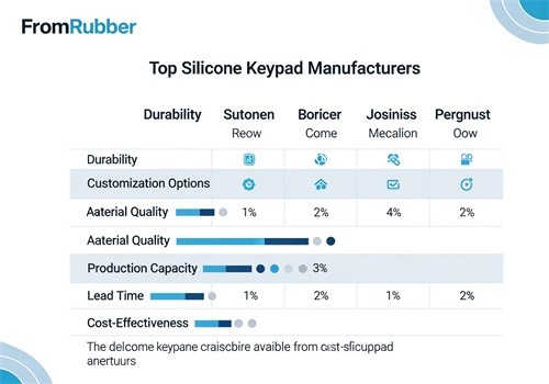 Top 10 Silicone Keypad Manufacturers Worldwide in 2025