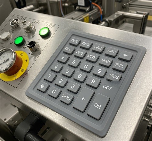Silicone rubber keypads in industrial, medical, and automotive applications