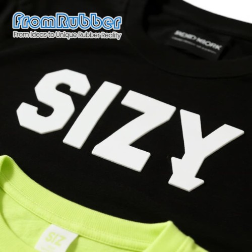 Heat Transfer Letter Silicone Patches Used for T-shirts and Sweatshirt