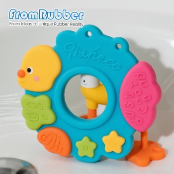 Colorful Silicone Water Play Toys – Floating Silicone Bath Toys