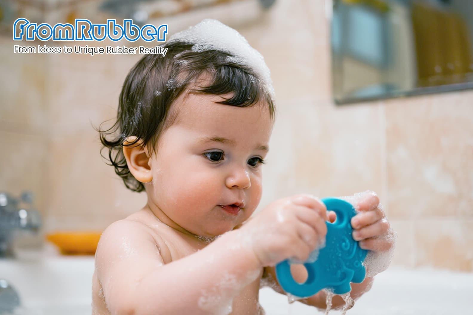 Expert recommended silicone baby bath toys
