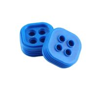 Silicone cushioning wear pads