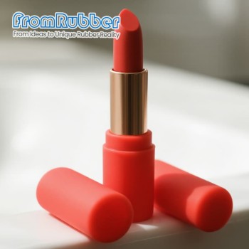 Fashionable Personalized Custom Logo Lipstick Silicone Case – Durable & Compact