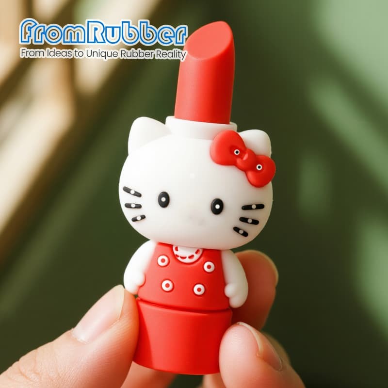 Custom Cartoon Silicone Lipstick Holder
