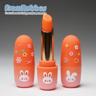 Custom Silicone Lipstick Holder Lip Gloss Silicone Case | Cute & Cartoon