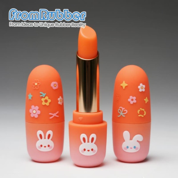 Custom Silicone Lipstick Holder Lip Gloss Silicone Case | Cute & Cartoon