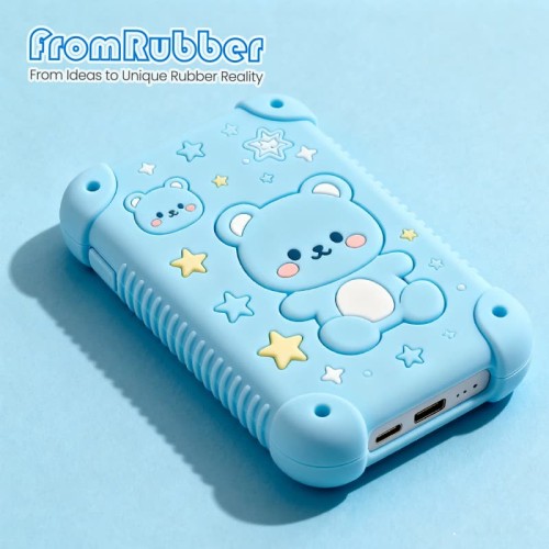 Portable Cute Silicone Power Bank Case – Shockproof & Stylish Protection