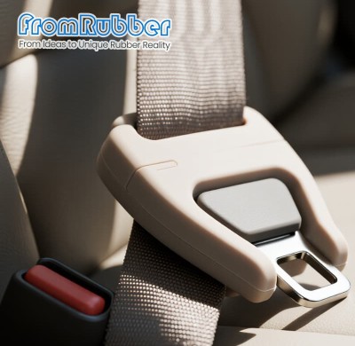 Custom Seat Belt Buckle Guard Silicone Sleeve - Car Interior Trim Protection