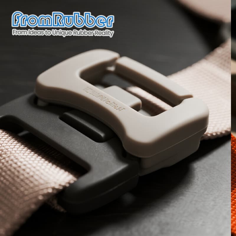 Seat belt buckle silicone cover reducing noise
