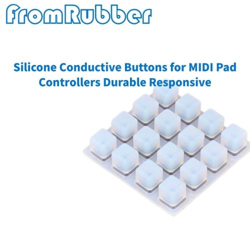 Silicone Conductive Buttons for MIDI Pad Controllers Durable Responsive