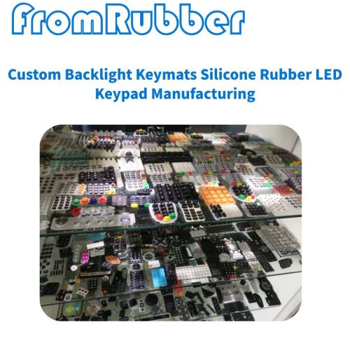 Custom Backlight Keymats Silicone Rubber LED Keypad Manufacturing