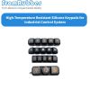 High-Temperature Resistant Silicone Keypads for Industrial Control Systems