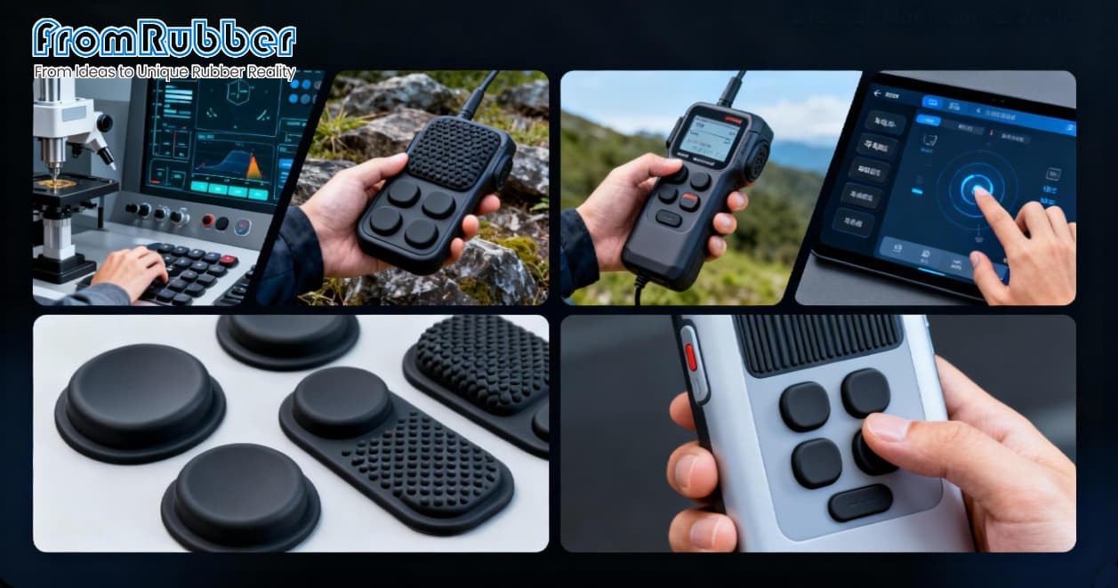 Common rubber button design challenges and their solutions