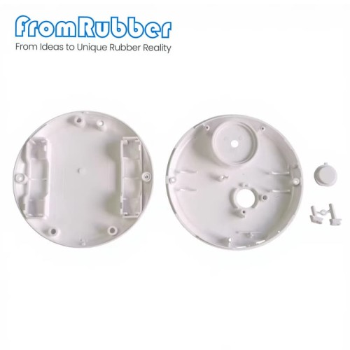 Round Plastic Housing with Buzzer Cavity for Smart Home Security Vibration Alarm