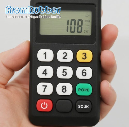 What causes a silicone keypad to stick or not return after being pressed?