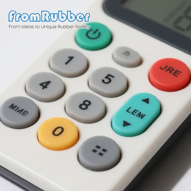 How durable is the printing on silicone keypads, and what abrasion test standards apply?