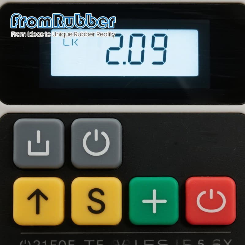 Silicone material testing and analysis for keypad performance optimization
