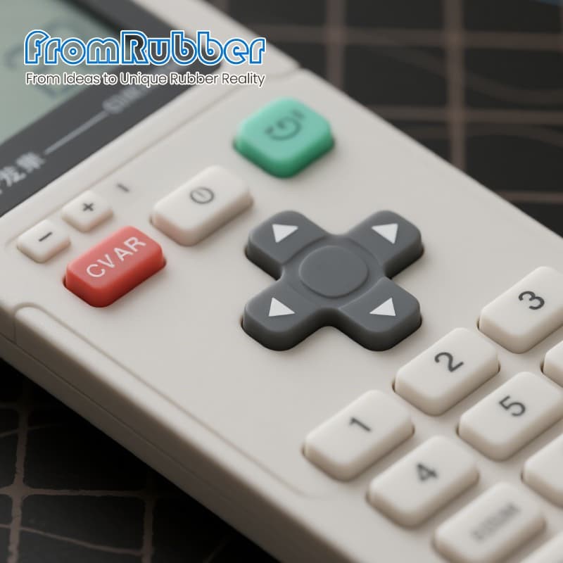 Visual breakdown of custom silicone keypad manufacturing costs showing different components