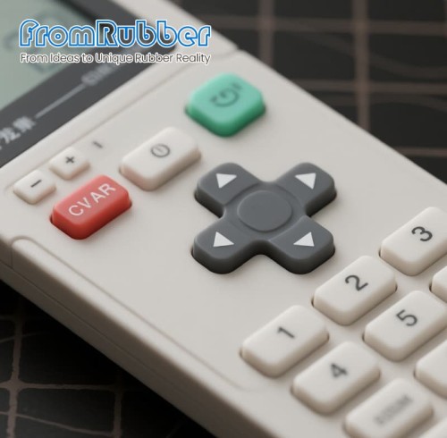 What are the main cost components for custom silicone keypads?