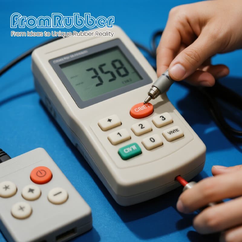What is the typical lifespan or number of press cycles for a silicone keypad?