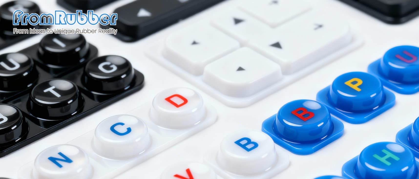 How can you improve the tactile response or prevent a slow rebound in silicone keypads?