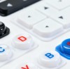 How can you improve the tactile response or prevent a slow rebound in silicone keypads?