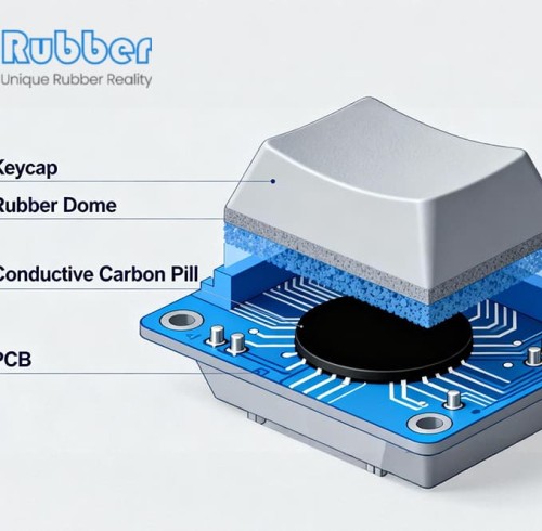 Why is the resistance of a conductive pill in the silicone keypad unstable or too high?