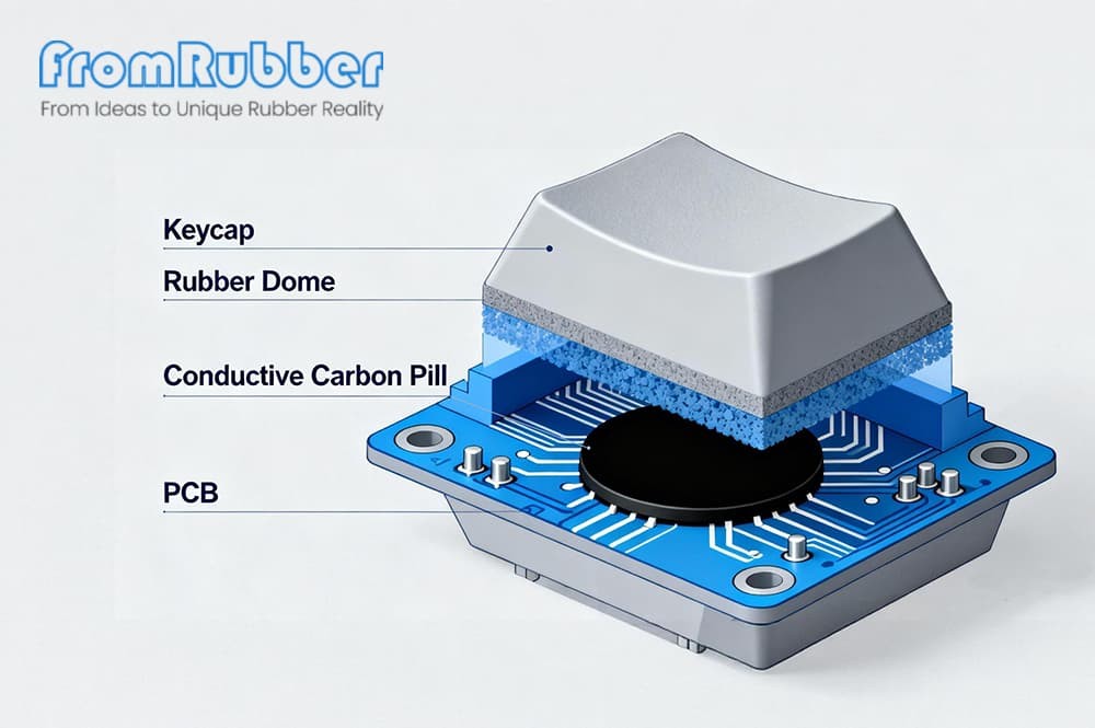 Why is the resistance of a conductive pill in the silicone keypad unstable or too high?