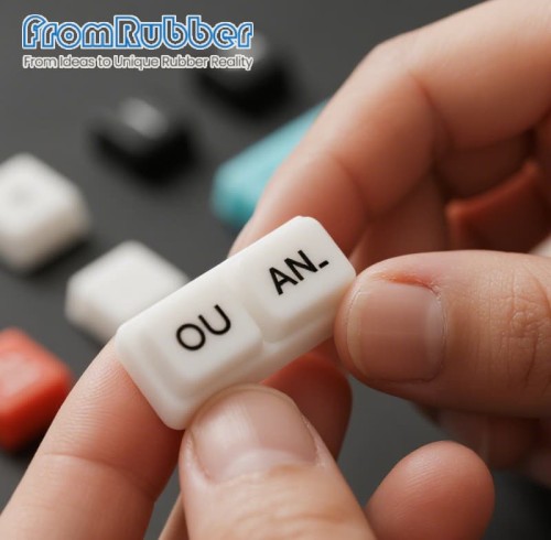 How is the quality control of rubber keypads carried out during the production process?