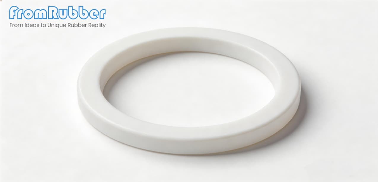Non-yellowing silicone seals - horizontal view showing UV and ozone stable profiles for outdoor applications