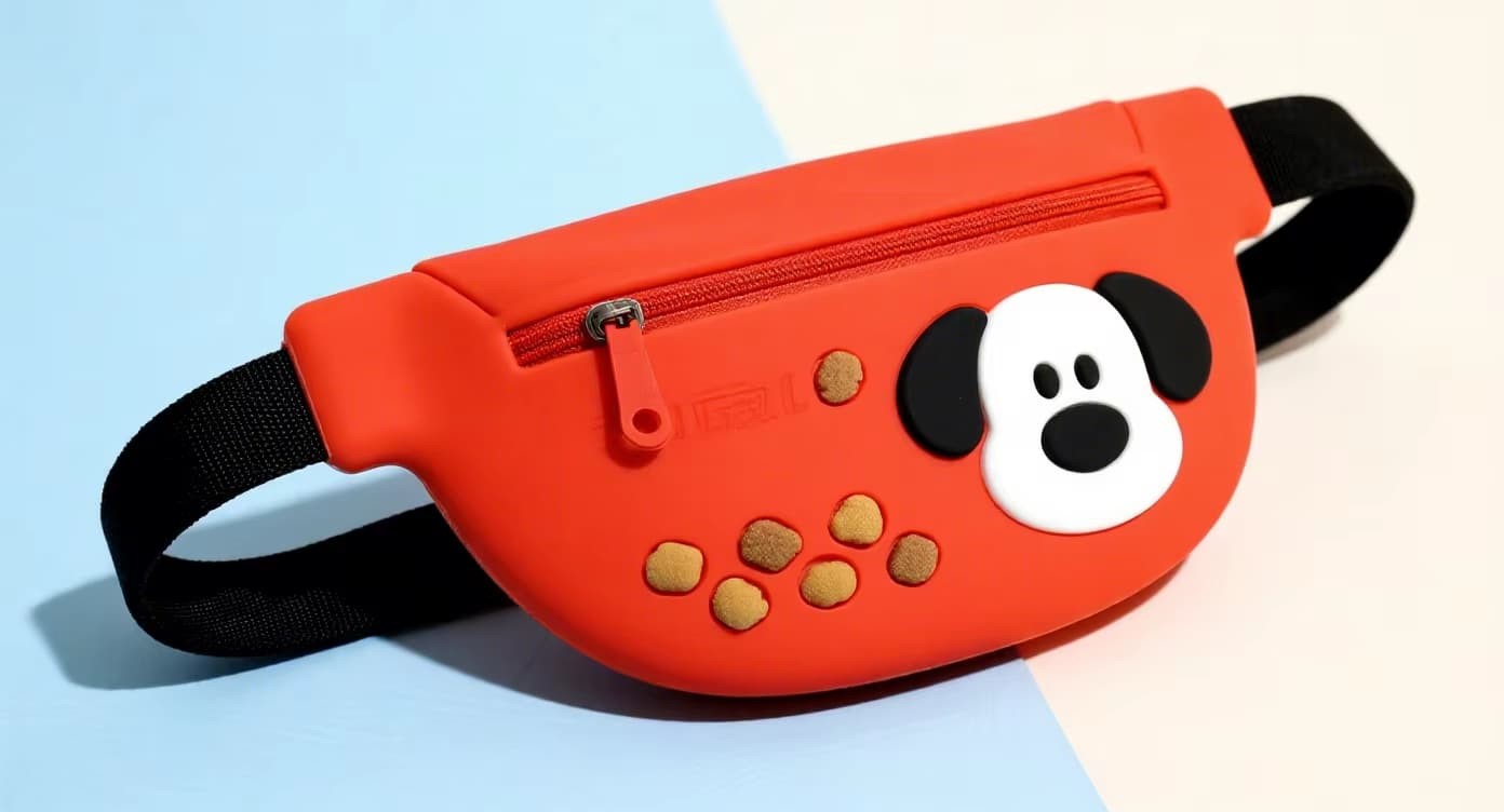 Can the dog silicone training snack bag hold both dry and wet food?