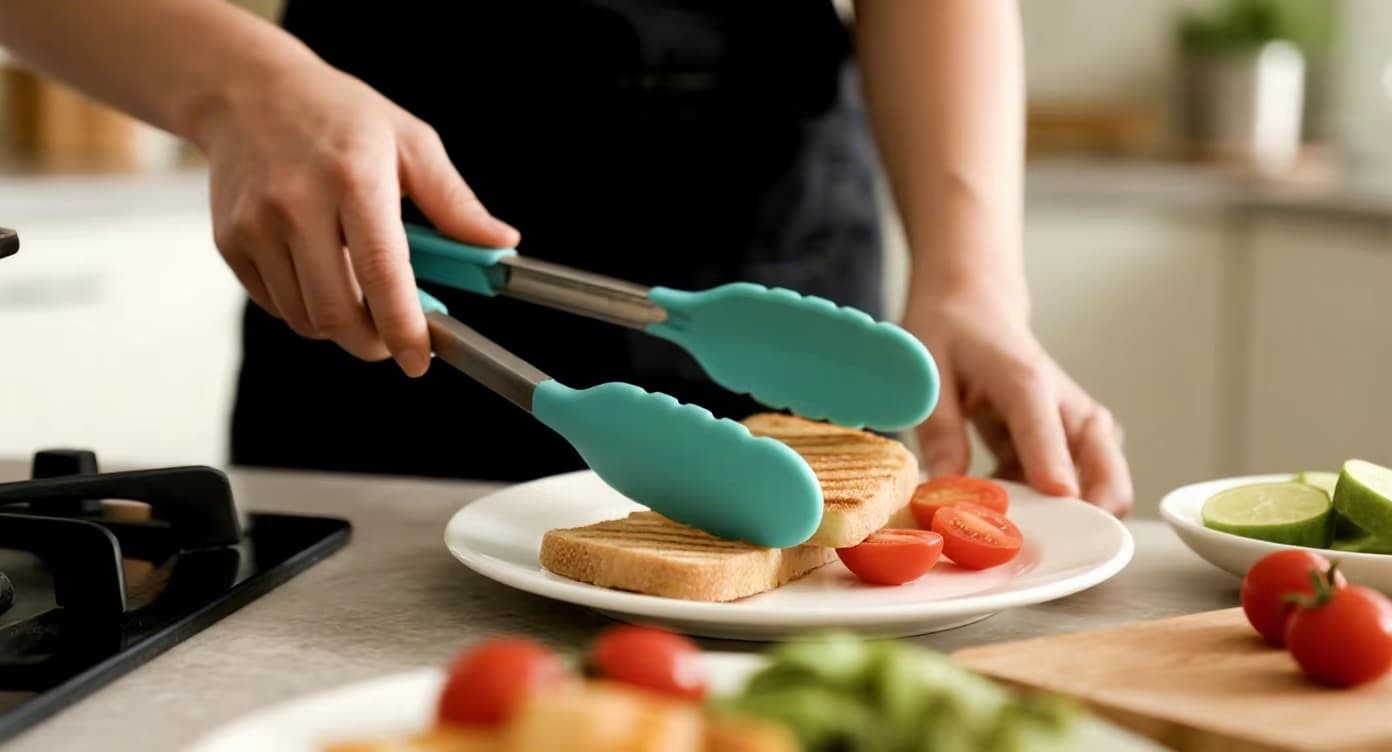Baking Without Scratches: How Silicone Food Tongs Handle Delicate Cakes, Breads, and Pastries
