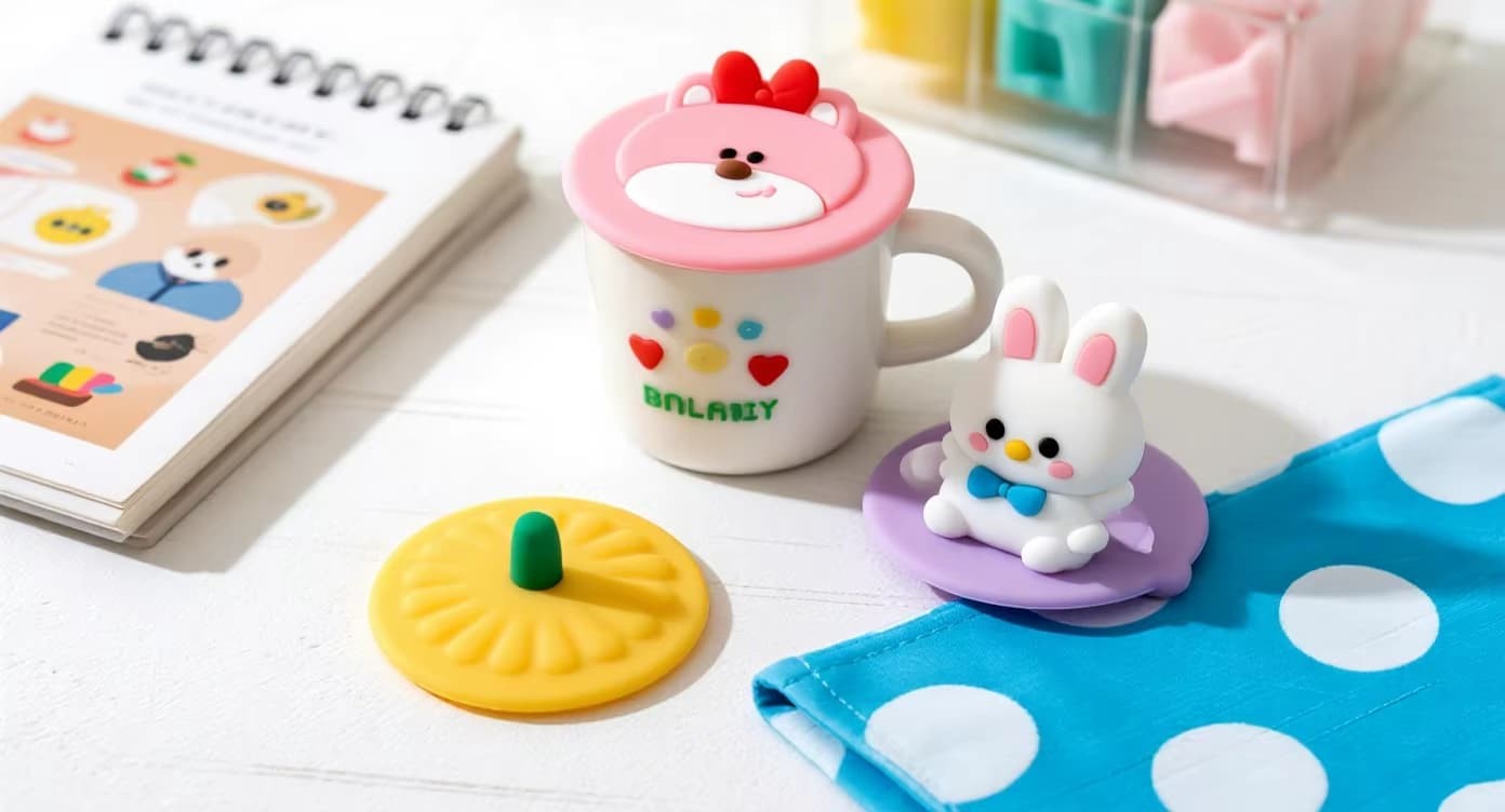 Why Cute 3D Silicone Cup Lids Are Going Viral on Social Media?