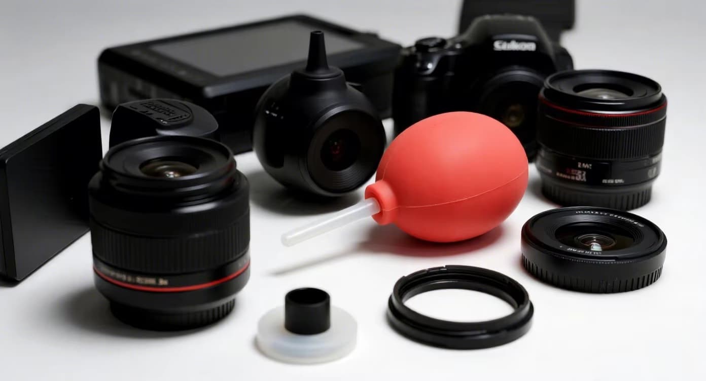 FromRubber custom silicone blower balls cleaning camera lens and optical components safely