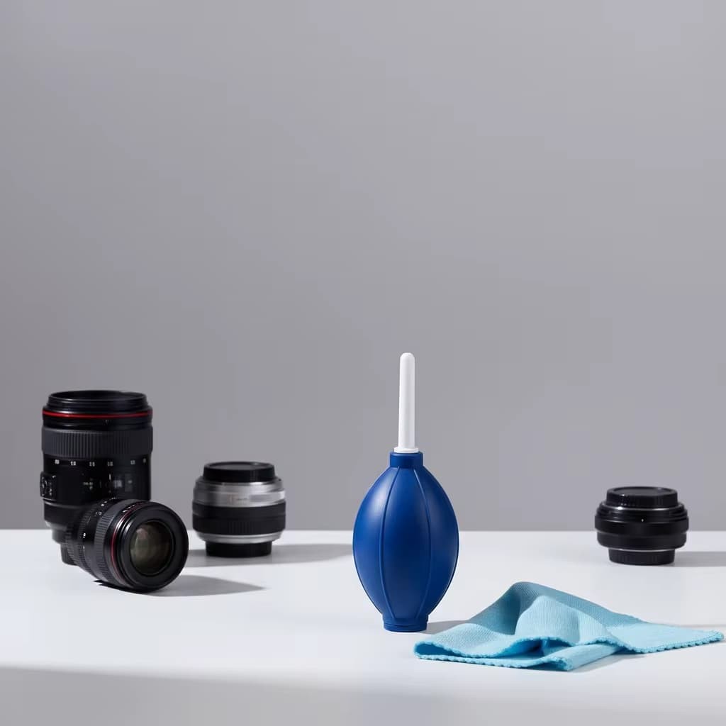 Precision silicone dusting ball cleaning camera lens and optical glass safely