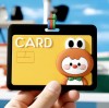 One Holder, Multiple Cards – Cartoon Silicone Card Case That Fit Your Bank, ID, and Credit Cards Together