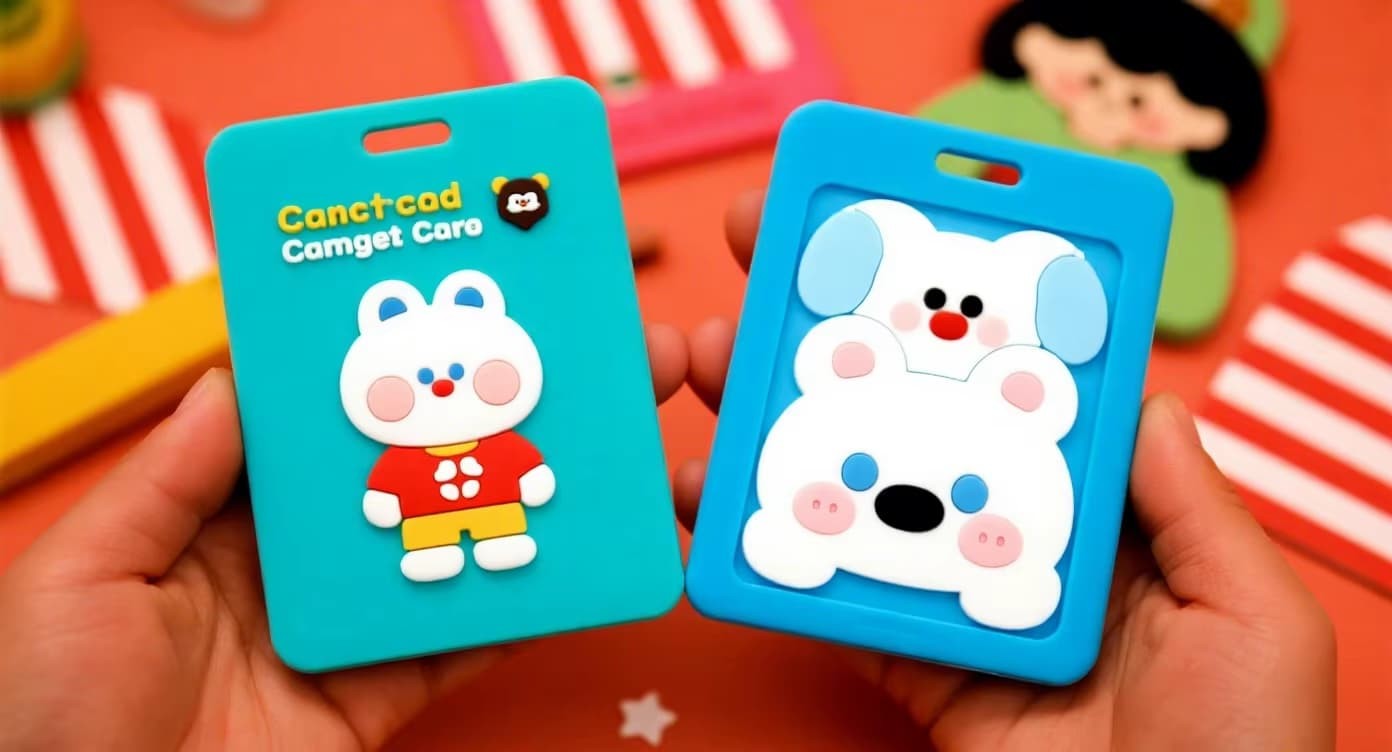 FromRubber premium silicone card holder compared to plastic and leather wallets, showing durability and modern design