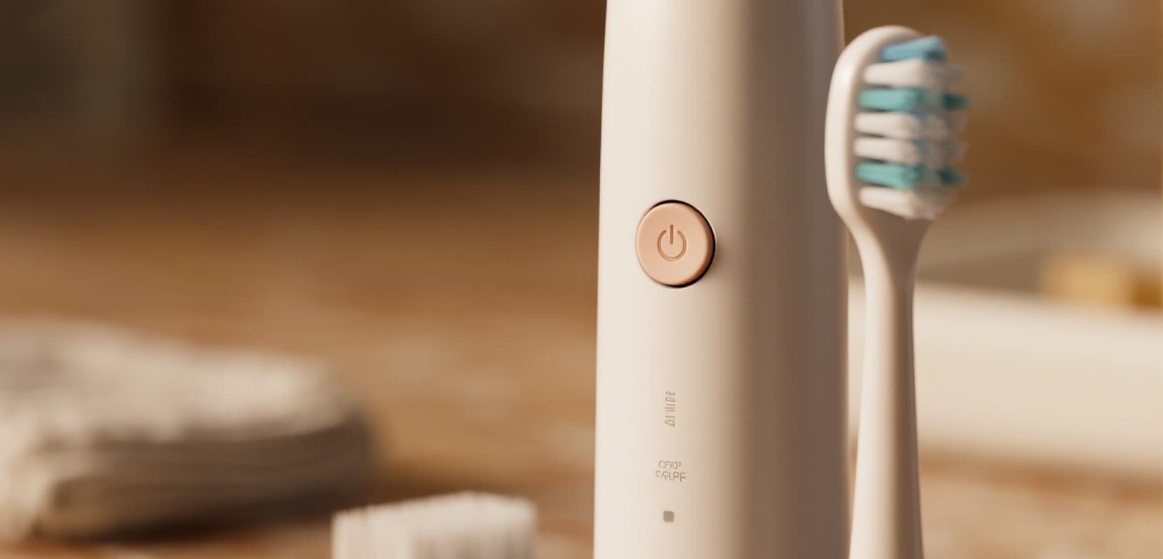 Premium electric toothbrush with silicone buttons - seamless waterproof design, soft tactile feel, and brand trust at FromRubber