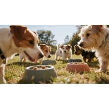 Managing Multiple Dogs at Mealtime: Using Silicone Slow Feeder Bowl Without Fighting