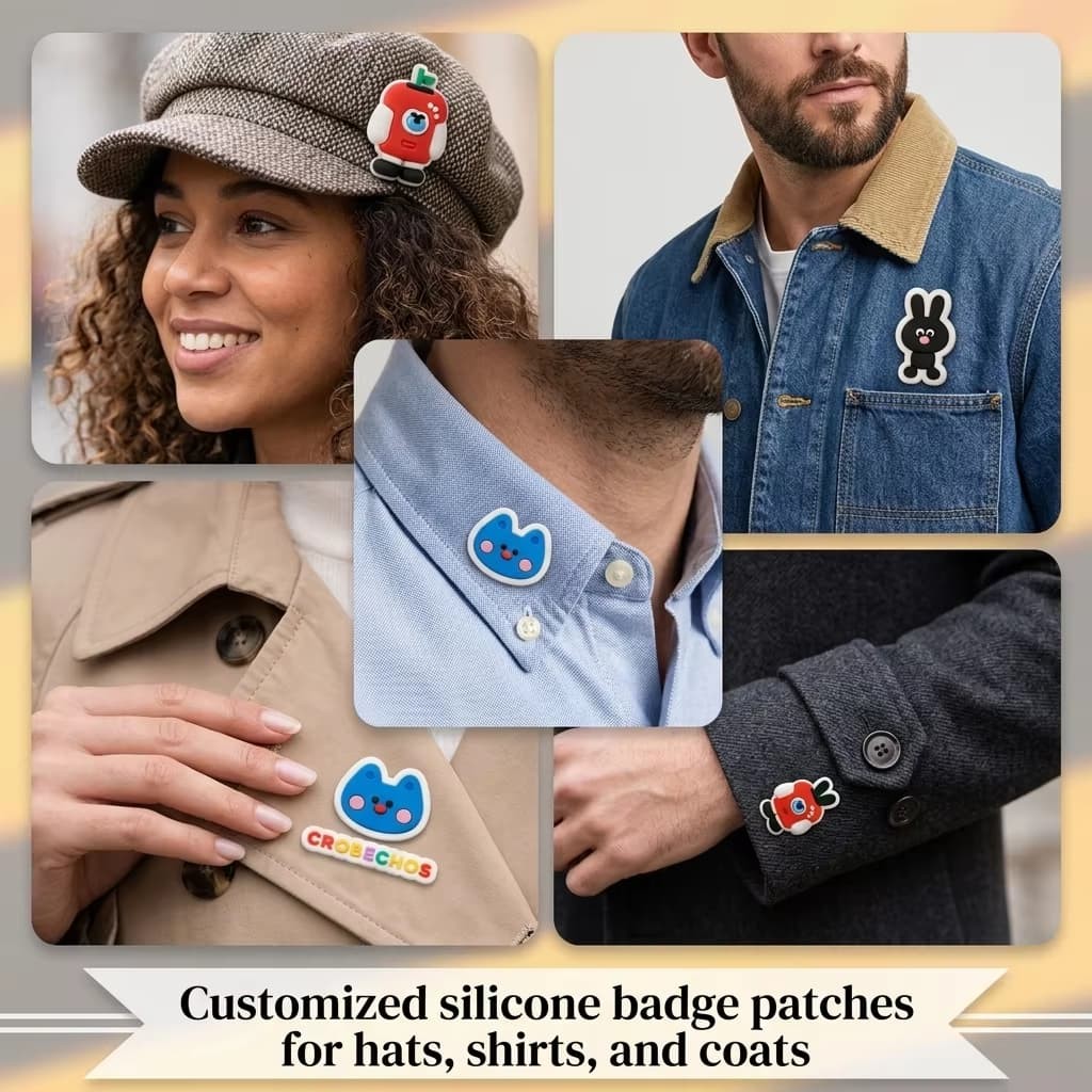 What is the difference between silicone patches and traditional embroidered patches?
