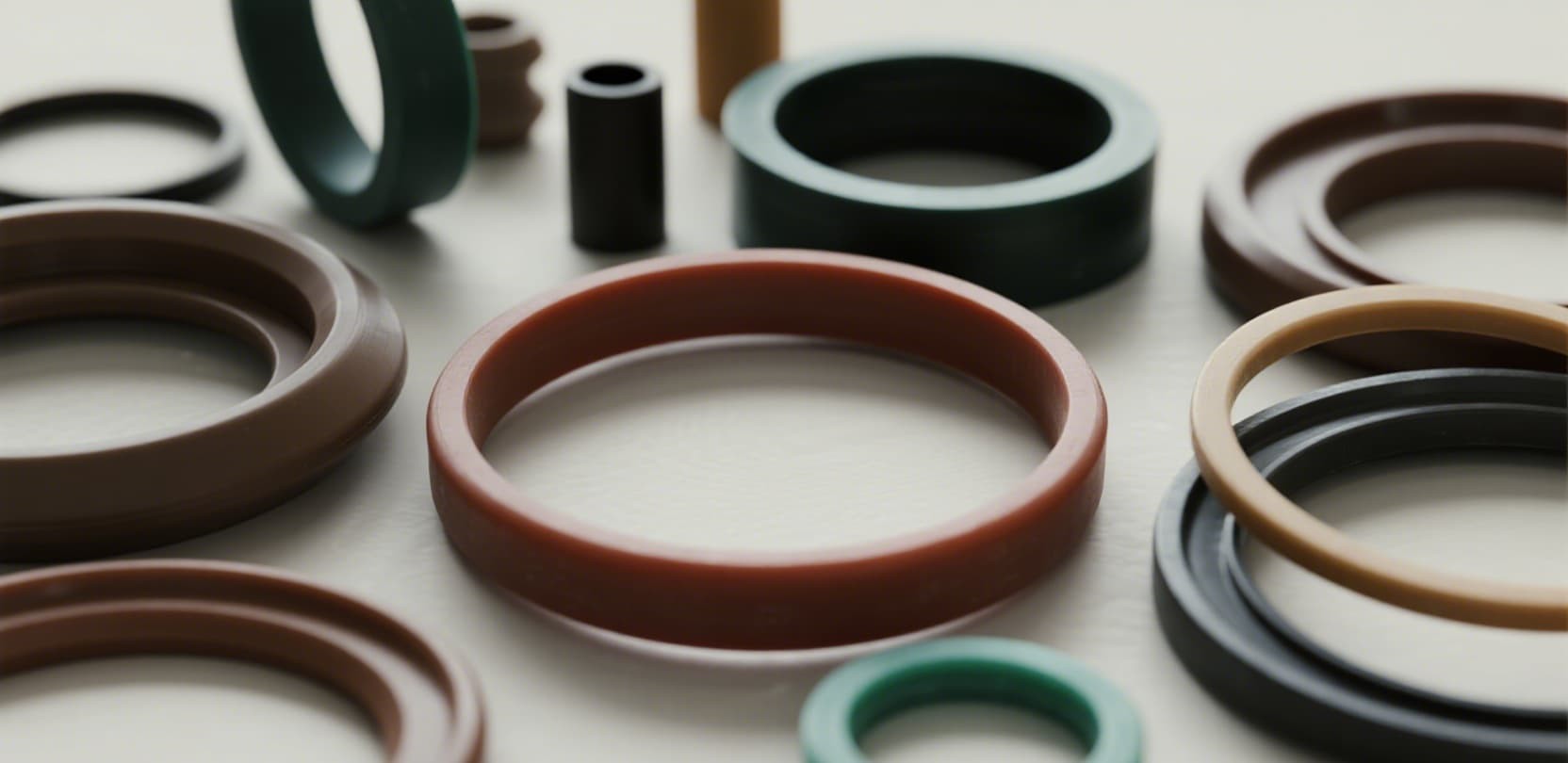Different types of industrial seal components