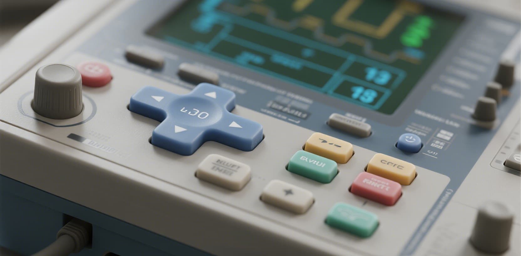Close-up of electronic circuit board representing the technology and precision behind silicone keypad manufacturing