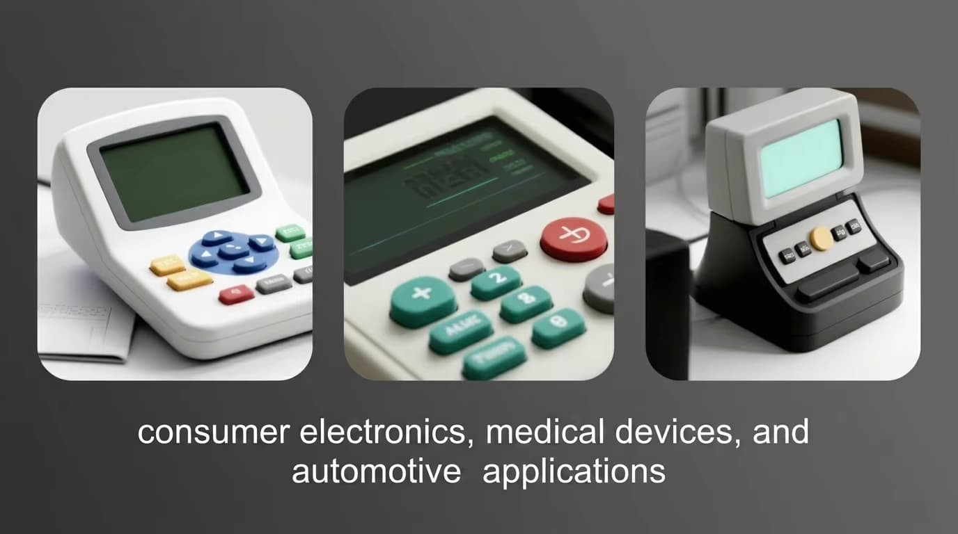 Technology and electronics components representing the connected world served by silicone keypad manufacturers