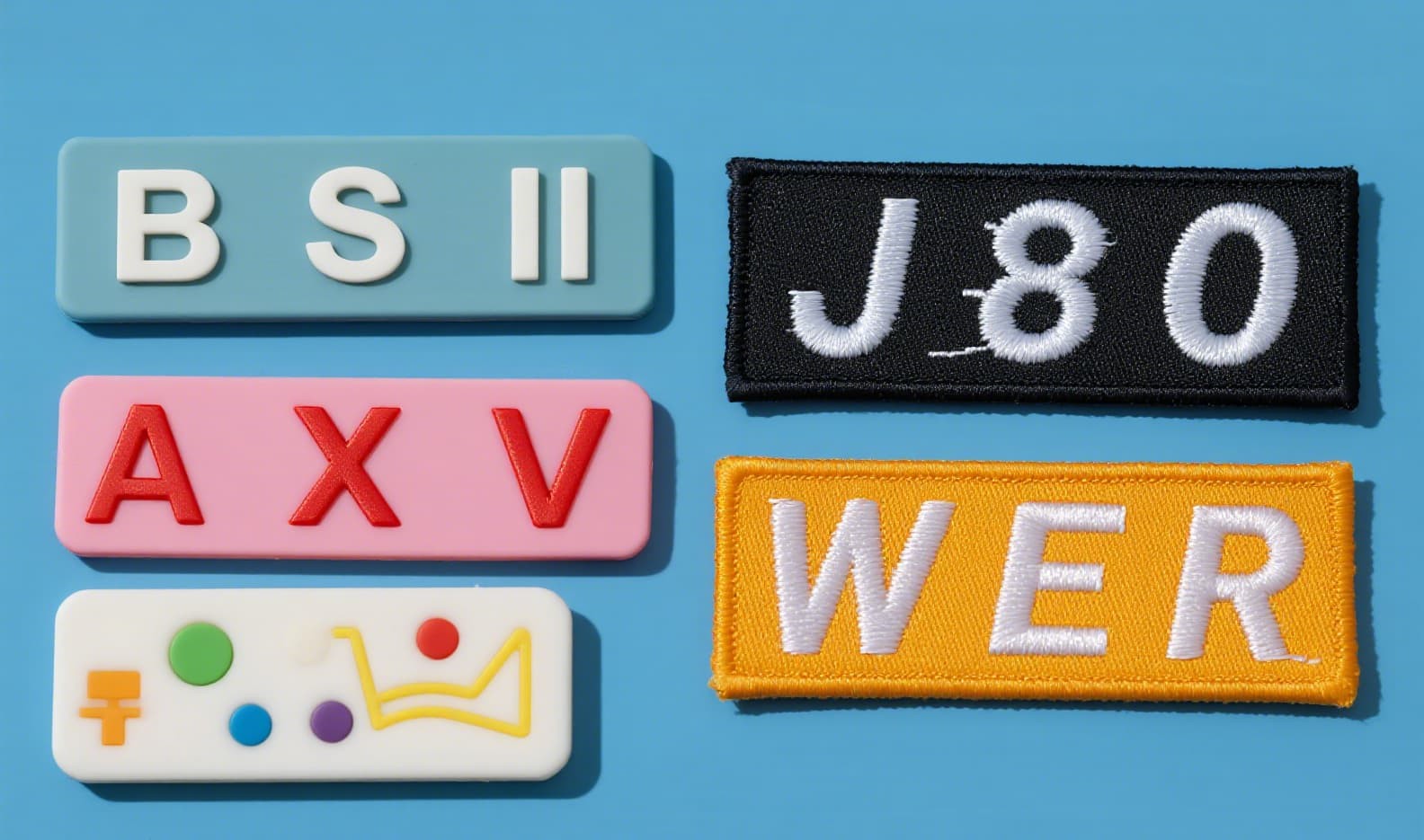 Silicone labels, TPU labels, woven labels comparisonl