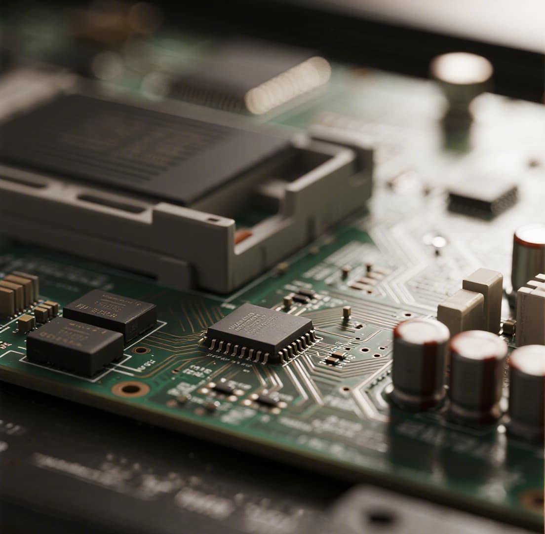 PCB assembly silicone keypad and plastic enclosure