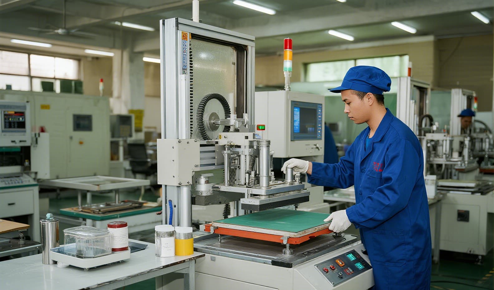 Precision technology and quality control in multi-color silicone silk screen printing